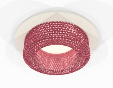 Фотография товара 'Ambrella XC7621022 Комплект встраиваемого светильника SWH/PI'