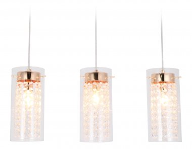 Фотография товара 'Ambrella TR3663 Подвесной светильник с хрусталем E14/3 max 40W 560*110*800'