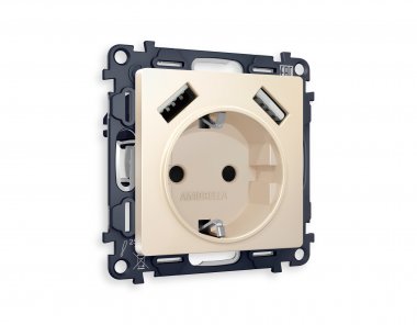 Фотография товара 'Ambrella MA329010 Комплект механизма электрической розетки ALFA'