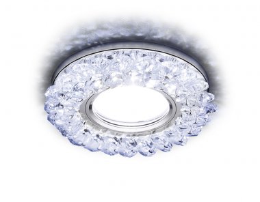 Фотография товара 'Ambrella S701 CL/CH/CLD Встраиваемый точечный светильник со светодиодной лентой MR16+3W'