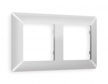 Фотография товара 'Ambrella AF110402 Рамка ALFA Line (Серебро глянец) 2-ая'