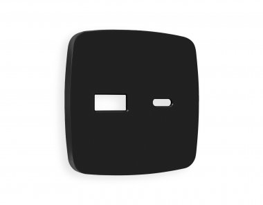 Фотография товара 'Ambrella OP8110 Лицевая панель OMEGA (Черный матовый) для розетки 2USB'