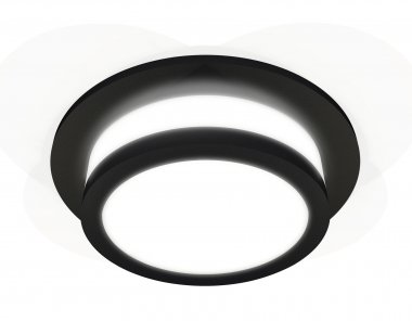 Фотография товара 'Ambrella XC7622041 Комплект встраиваемого светильника c акрилом SBK/FR'