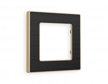 Фотография товара 'Ambrella AF580541 Рамка ALFA Arctic (Черный Стекло органическое/Шампань) 1-ая'