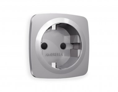Фотография товара 'Ambrella OP5070 Лицевая панель OMEGA (Сталь матовый) для электрической розетки'