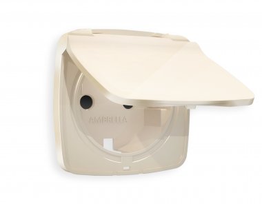 Фотография товара 'Ambrella OP3080 Лицевая панель OMEGA (Бежевый глянец) для электрической розетки'