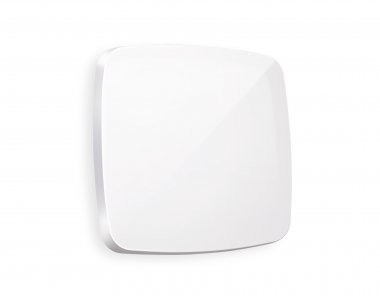 Фотография товара 'Ambrella OP1010 Лицевая панель OMEGA (Белый глянец) для 1-клавишных выключателей'