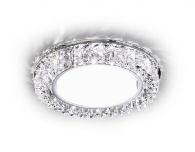 Фотография товара 'Ambrella G255 CH Встраиваемый точечный светильник со светодиодной лентой GX53+3W'