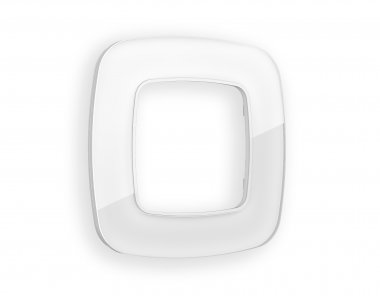 Фотография товара 'Ambrella OF350101 Рамка OMEGA Radian (Белый Стекло закаленное натуральное) 1-ая'