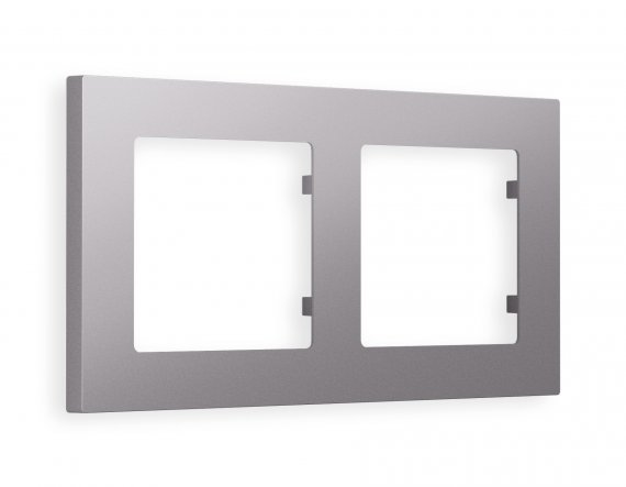 Фотография товара 'Ambrella AF220502 Рамка ALFA Techno (Сталь матовый) 2-ая'