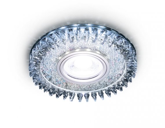 Фотография товара 'Ambrella S389 CH Встраиваемый точечный светильник со светодиодной лентой MR16+3W'