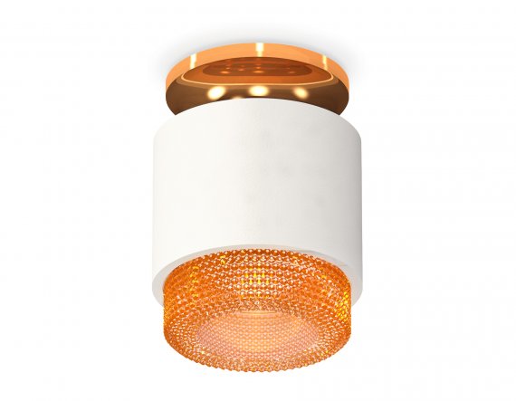 Фотография товара 'Ambrella XS7510122 Комплект накладного светильника с композитным хрусталем SWH/CF'