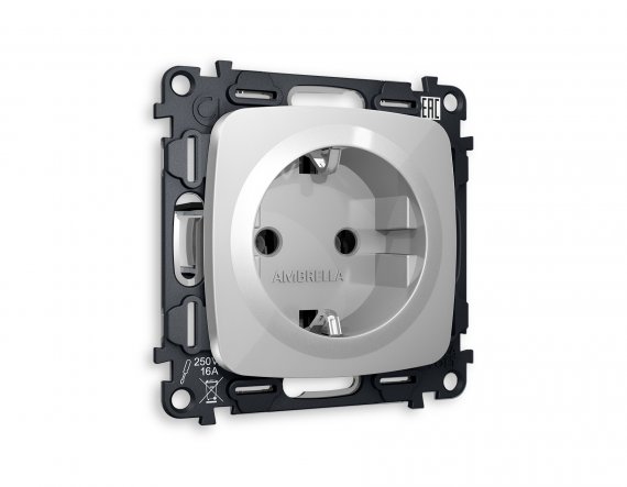 Фотография товара 'Ambrella MO406010 Комплект механизма электрической розетки OMEGA'