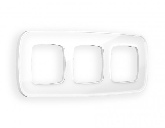 Фотография товара 'Ambrella OF640103 Рамка OMEGA Coint (Белый Стекло органическое) 3-ая'