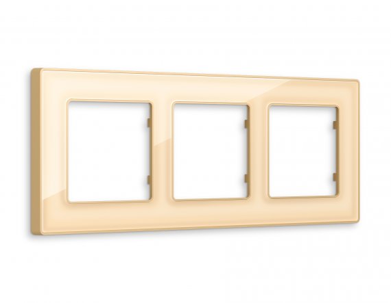 Фотография товара 'Ambrella AF580603 Рамка ALFA Arctic (Шампань Стекло органическое) 3-ая'