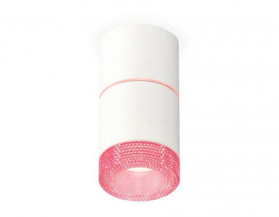 Фотография товара 'Ambrella XS7401222 Комплект накладного светильника с композитным хрусталем SWH/PI'