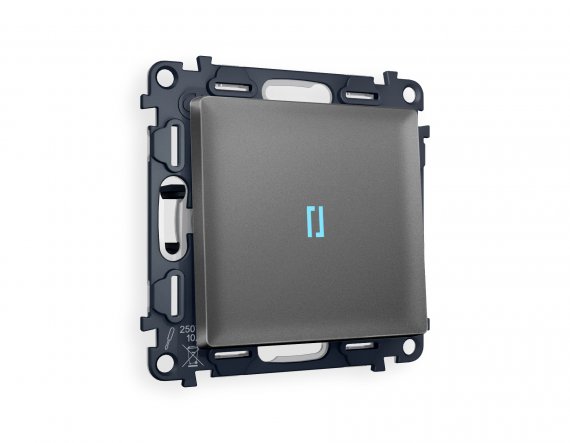 Фотография товара 'Ambrella MA652040 Комплект механизма 1-клавишного проходного выключателя с подсветкой 10000K'