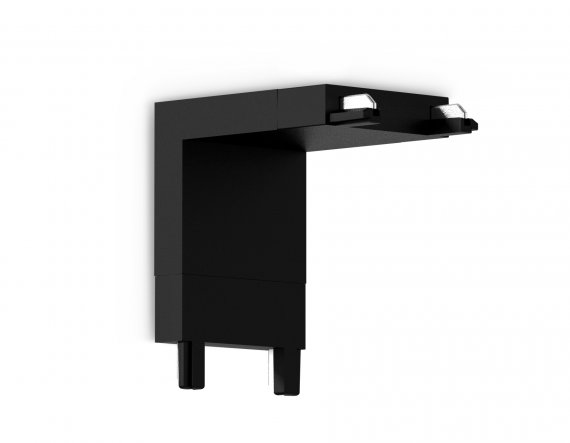 Фотография товара 'Ambrella GV1104 Коннектор угловой внутренний для накладного шинопровода Magnetic Ultra Slim'