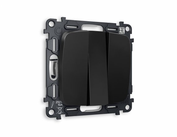 Фотография товара 'Ambrella MO805010 Комплект механизма 3-клавишного выключателя OMEGA'