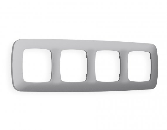 Фотография товара 'Ambrella OF140504 Рамка OMEGA Ecta (Сталь матовый) 4-ая'