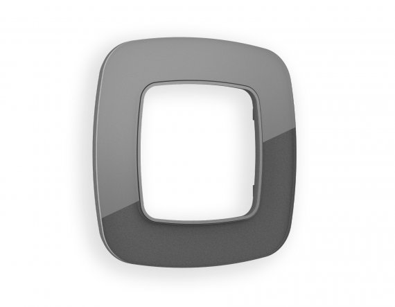 Фотография товара 'Ambrella OF320651 Рамка OMEGA Radian (Антрацит серый Стекло органическое) 1-ая'