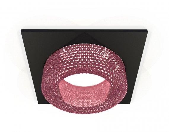 Фотография товара 'Ambrella XC7632022 Комплект встраиваемого светильника SBK/PI'