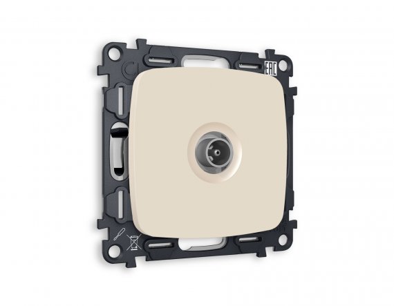 Фотография товара 'Ambrella MO333030 Комплект механизма TV розетки проходной OMEGA'