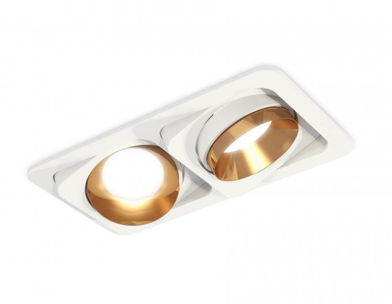 Фотография товара 'Ambrella XC7663024 Комплект встраиваемого поворотного светильника SWH/PYG'