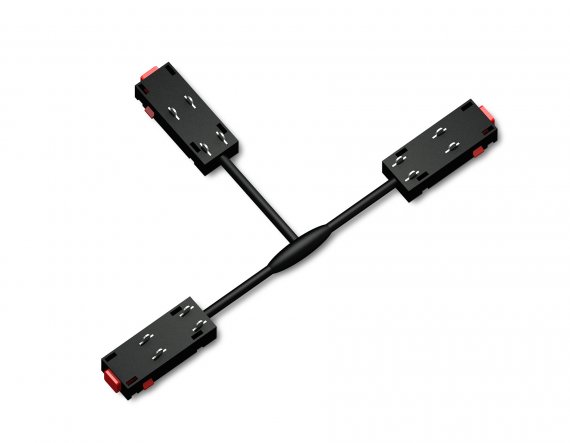 Фотография товара 'Ambrella GL1114 Коннектор питания T-образный для шинопровода Magnetic 220V BK'