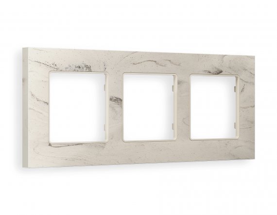 Фотография товара 'Ambrella AF930603 Рамка ALFA Grand (Серо-бежевый мрамор) 3-ая'