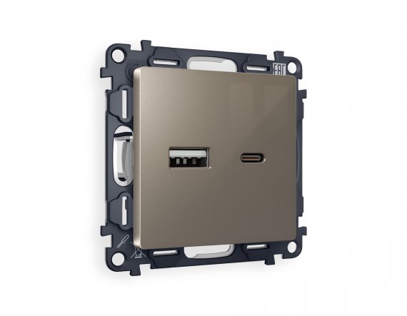 Фотография товара 'Ambrella MA641010 Комплект механизма розетки ALFA'