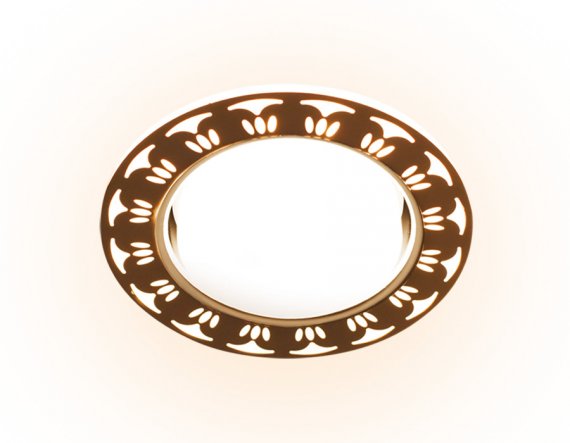 Фотография товара 'Ambrella G433 WH/WW Встраиваемый точечный светильник со светодиодной лентой GX53+3W'