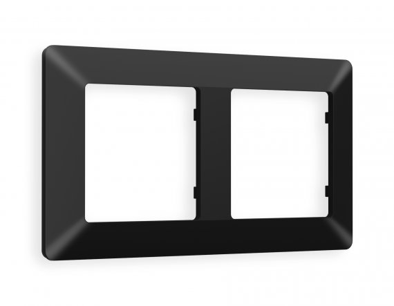 Фотография товара 'Ambrella AF110702 Рамка ALFA Line (Черный матовый) 2-ая'