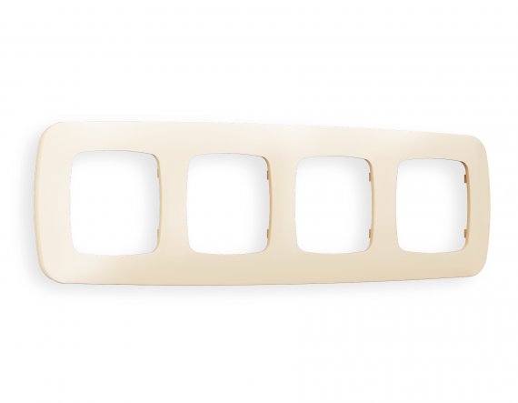 Фотография товара 'Ambrella OF140334 Рамка OMEGA Ecta (Бежевый матовый) 4-ая'