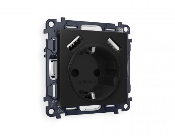 Фотография товара 'Ambrella MA809010 Комплект механизма электрической розетки ALFA'