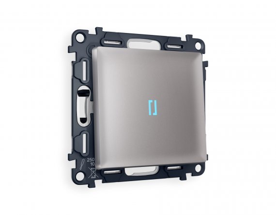 Фотография товара 'Ambrella MA502040 Комплект механизма 1-клавишного проходного выключателя с подсветкой 10000K'