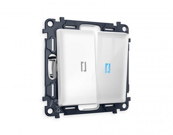 Фотография товара 'Ambrella MA104020 Комплект механизма 2-клавишного выключателя с подсветкой 10000K'