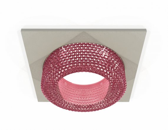 Фотография товара 'Ambrella XC7633022 Комплект встраиваемого светильника SGR/PI'