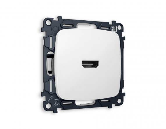 Фотография товара 'Ambrella MO134010 Комплект механизма розетки HDMI 2.0 OMEGA'