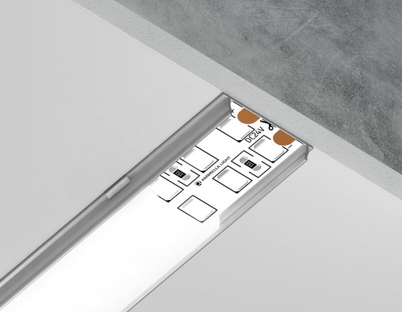 Фотография товара 'Ambrella GP1500AL Алюминиевый профиль накладной 2000*18*4'