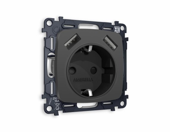 Фотография товара 'Ambrella MO909010 Комплект механизма электрической розетки OMEGA'