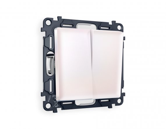 Фотография товара 'Ambrella MA203010 Комплект механизма 2-клавишного выключателя ALFA'