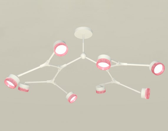 Фотография товара 'Ambrella XB9059200 Комплект подвесного поворотного светильника с композитным хрусталем'