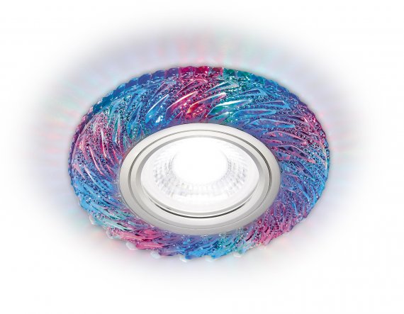 Фотография товара 'Ambrella S295 CH/RG Встраиваемый точечный светильник со светодиодной лентой MR16+3W'