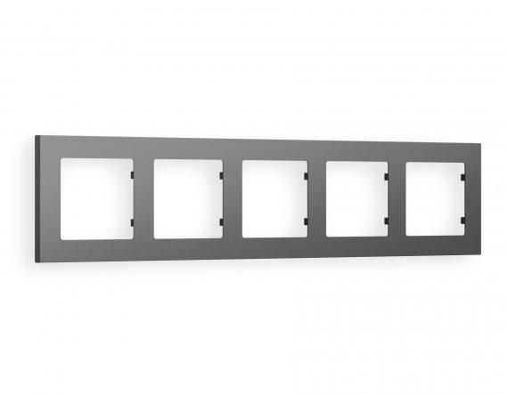 Фотография товара 'Ambrella AF220655 Рамка ALFA Techno (Антрацит серый) 5-ая'