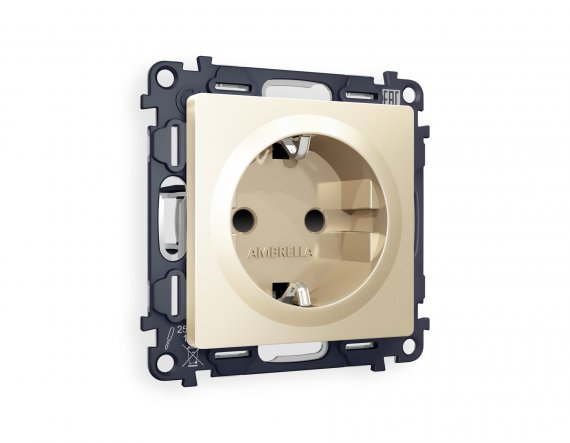 Фотография товара 'Ambrella MA607010 Комплект механизма электрической розетки ALFA'