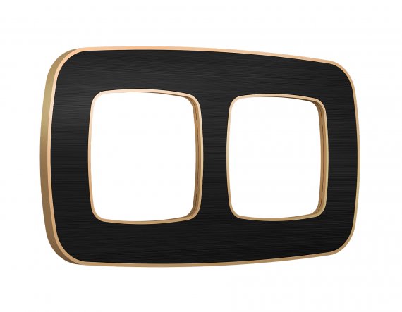 Фотография товара 'Ambrella OF640542 Рамка OMEGA Coint (Черный Стекло органическое/Шампань) 2-ая'