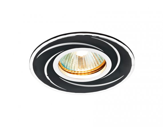 Фотография товара 'Ambrella Встраиваемый потолочный точечный светильник сатин/черный MR16'