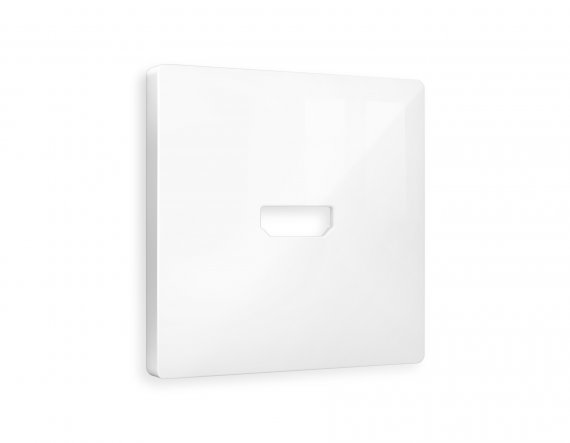 Фотография товара 'Ambrella AP1140 Лицевая панель ALFA (Белый глянец) для HDMI розетки'