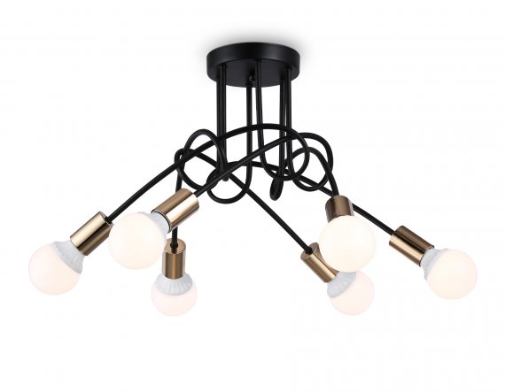 Фотография товара 'Ambrella TR80419 Потолочный светильник в стиле лофт E27/5 max 60W D690*370'